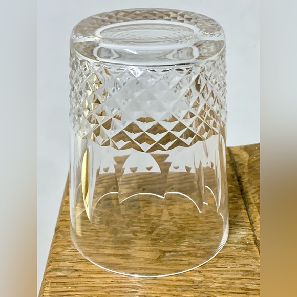 Vtg Discontinued Waterford Lead Crystal Colleen Double Old Fashioned Glass - Picture 2 of 11
